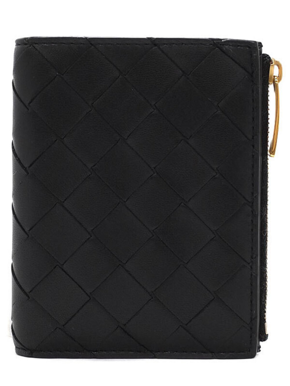 Bottega Veneta Intrecciato Bi fold Zipper Wallet Short